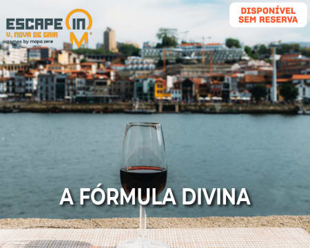 Escape in City - Vila Nova de Gaia | Descubra a Fórmula Divina! Até 5 Pessoas