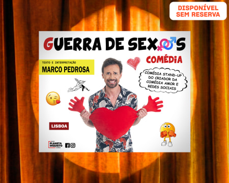 Bilhete para o Espectáculo de Comédia «Guerra de Sexos» | Museu da Farmácia em Lisboa