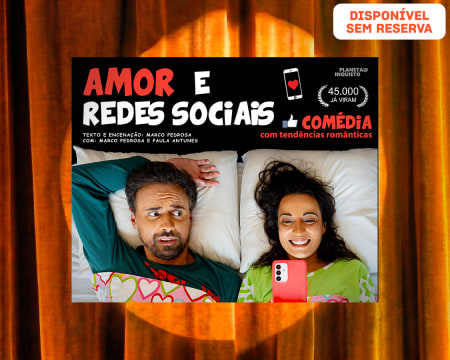Bilhete para a Comédia «Amor e Redes Sociais» | Auditório do Museu da Farmácia