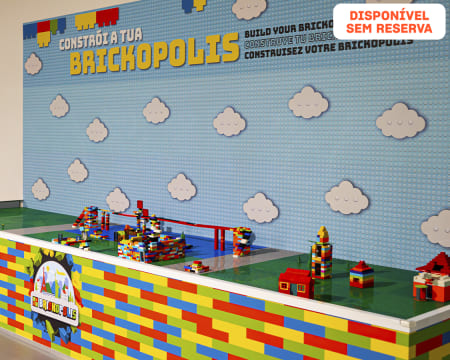 Bem-Vindos a Brickopolis Lourinhã! O Maior Diorama de Peças de LEGO® | Bilhete de Criança e Adulto