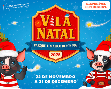 Vila Natal do Parque Temático Black Pig em Santiago do Cacém | Até 31 de Dezembro