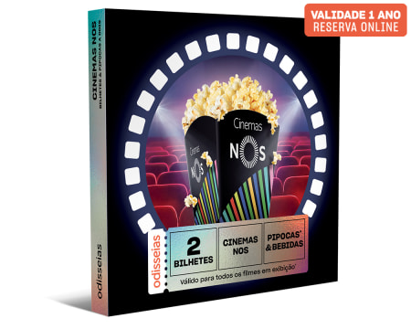 Cinemas NOS: Bilhetes & Pipocas a Dois | 30 Locais à Escolha