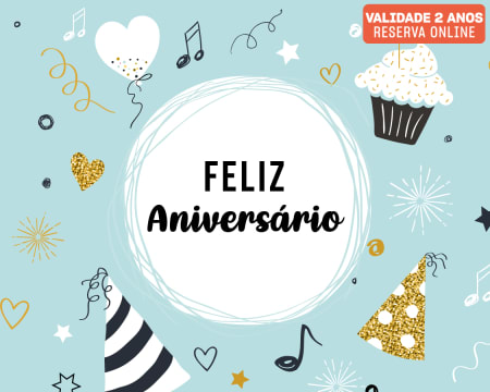 Giftcard Feliz Aniversário nº1 para Ele