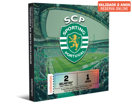 SCP - 2 Bilhetes para Jogo do Sporting no Estádio de Alvalade