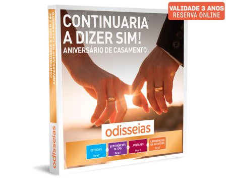 Continuaria a dizer SIM! Aniversário de Casamento | 800 Experiências Continuaria a dizer SIM! Aniversário de Casamento | 800 Experiências