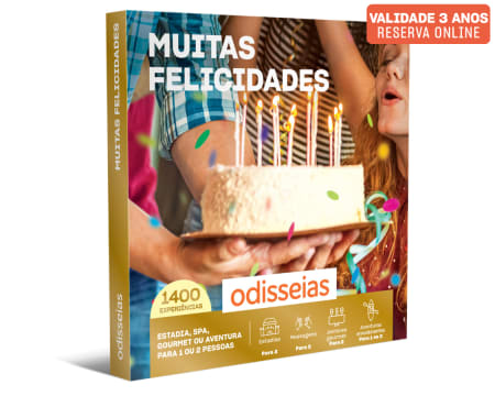 Muitas Felicidades | 1400 Experiências à Escolha Muitas Felicidades | 1400 Experiências à Escolha