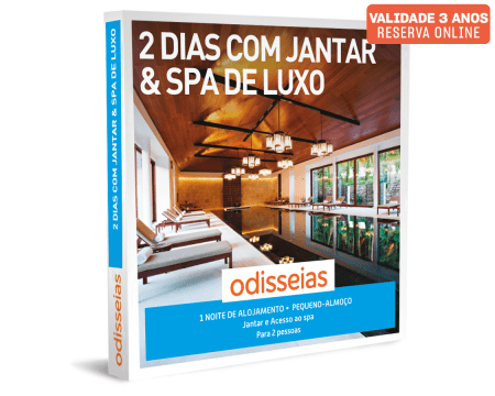 2 Dias com Jantar & Spa de Luxo | 30 Estadias à Escolha
