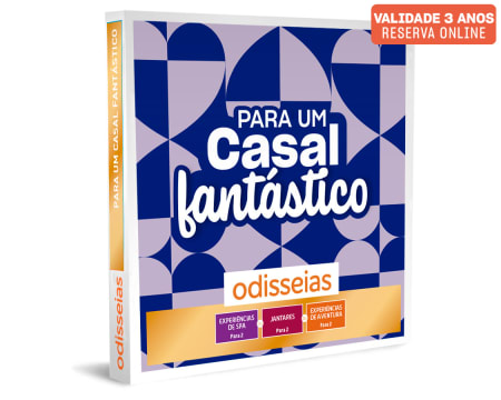 Para um Casal Fantástico | 2500 Experiências à Escolha Para um Casal Fantástico | 2500 Experiências à Escolha