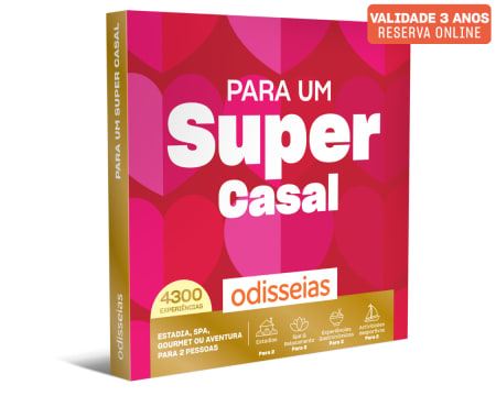Para um Super Casal | 4300 Experiências à Escolha Para um Super Casal | 4300 Experiências à Escolha