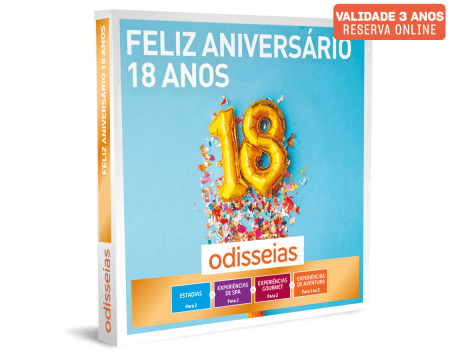 Feliz Aniversário 18 Anos | 2500 Experiências Feliz Aniversário 18 Anos | 2500 Experiências