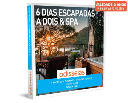 6 Dias Escapadas a Dois & Spa | 120 Estadias à Escolha