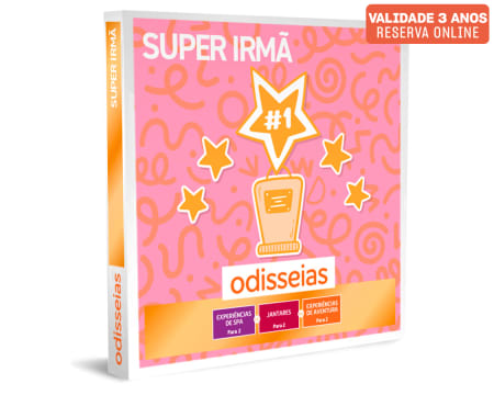 Super Irmã | 2400 Experiências à Escolha Super Irmã | 2400 Experiências à Escolha