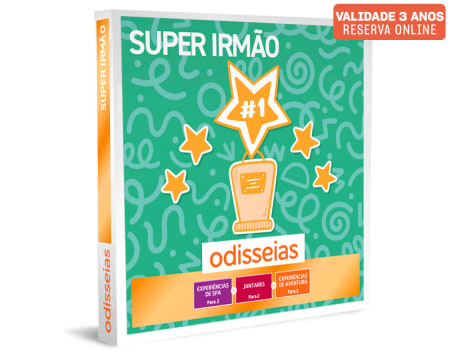 Super Irmão | 2400 Experiências à Escolha Super Irmão | 2400 Experiências à Escolha