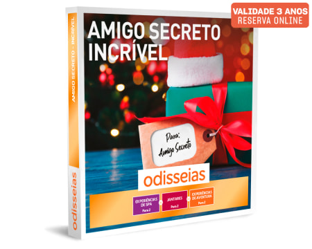 Amigo Secreto - Incrível | 1850 Experiências à Escolha