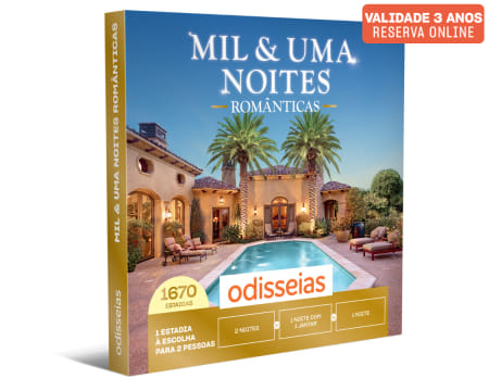 Mil & Uma Noites Românticas - 1 ou 2 Noites ou 1 Noite com Jantar | 1670 Hotéis