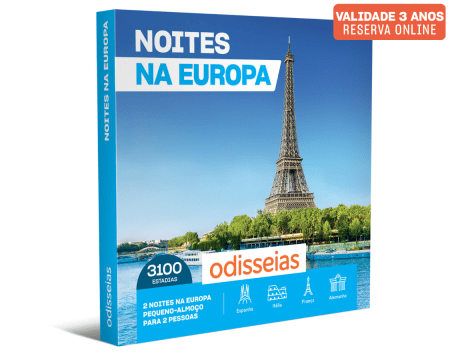 Noites na Europa  | 3100 Hotéis
