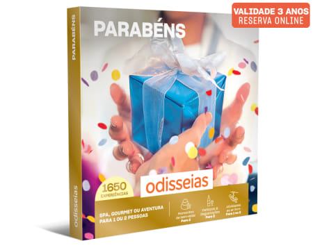 Parabéns | 1650 Experiências