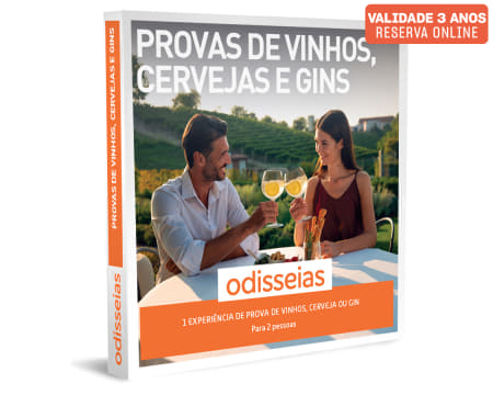 Provas de Vinhos, Cervejas e Gins | 30 Experiências à Escolha