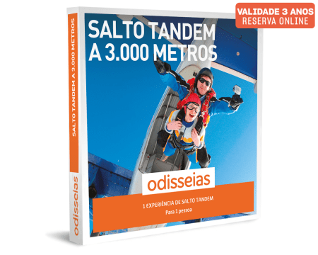 Salto Tandem a 3.000 Metros | 4 Locais à Escolha