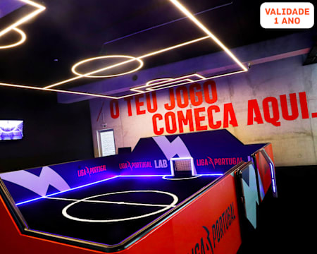 Liga Portugal Lab | Experiência de Futebol com Circuito + Campo + Museu Liga Portugal Legacy