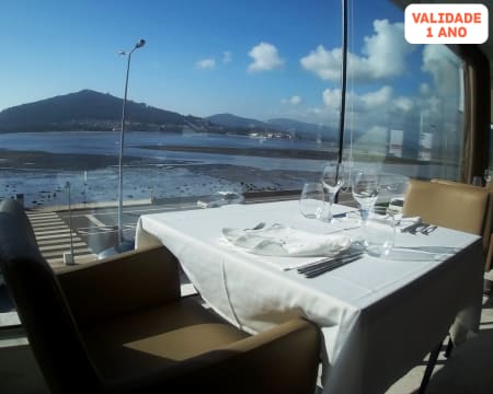 Jantar a Dois com Vista Rio no Restaurante Espelho D´Água | Hotel Porta do Sol 4* - Caminha