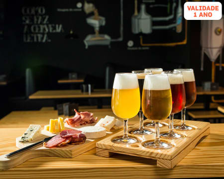 Letraria Brewpub - Visita à Fábrica c/ Prova de Cerveja para Dois + Oferta Pack 6 Cervejas | Vila Verde