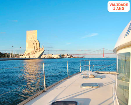 Passeio de Veleiro Privado de Dia ou ao Pôr-do-Sol no Tejo para Até 12 Pessoas | 2 Horas | Lisboa