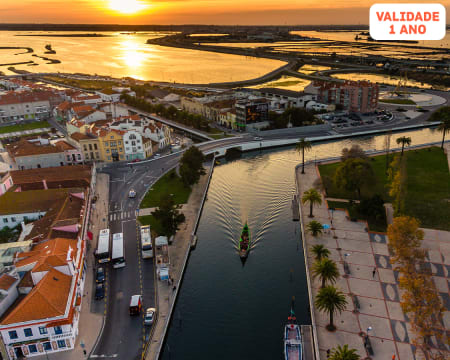 Passeio de Moliceiro para Dois + Degustação de Licor e Ovos Moles | Aveiro