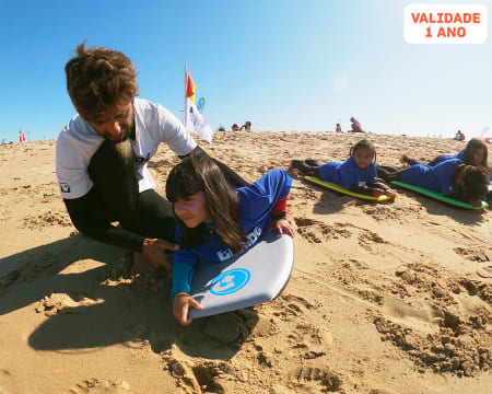 Baptismo de Bodyboard na Praia de Carcavelos - 1 ou 2 Pessoas | Pride Training