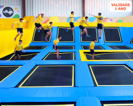 UpUp Park - Sintra | 2 Horas em Mais de 80 Trampolins - 200% Emoção!