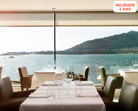 Jantar a Dois com Vista Rio no Restaurante Espelho D´Água | Hotel Porta do Sol 4* - Caminha