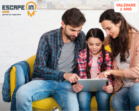 Escape in Home - 2 Escape Games à Escolha Sem Sair de Casa! Até 5 Pessoas