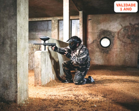Jogo de Indoor Paintball para Dois | Milícia Urbana