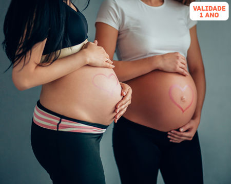 Sessão Fotográfica para Grávidas em Estúdio - Até 3 Pessoas | Alerfilme - Queluz ou Almada