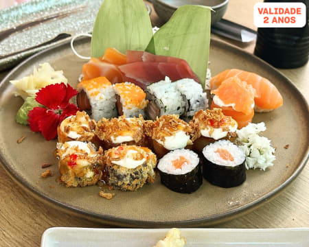 Kyodai Sushi-Bar | 48 Peças de Sushi & Sangria | 2 Pessoas Kyodai Sushi-Bar | 48 Peças de Sushi & Sangria | 2 Pessoas