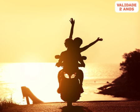 Passeie Perto das Praias de Sesimbra! Aluguer de Scooter Durante 1 Dia | WaveRent - Sesimbra