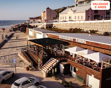 Peixe Fresco para Dois c/ Vista Mar | Restaurante Europa - Praia da Foz do Arelho