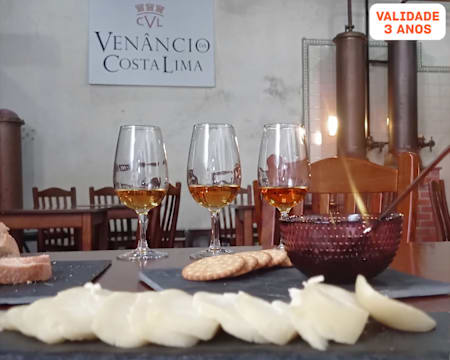 Adega Venâncio da Costa Lima | Prova de Moscatel e Sabores Regionais | 2 Pessoas