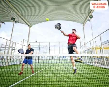 Padel para 4 Pessoas com Raquetes e Bolas | 1h | Clube de Padel - Docas