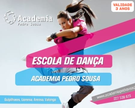 Aprender a Dançar na Academia Pedro Sousa | Mensalidade e Aulas | 2 Locais