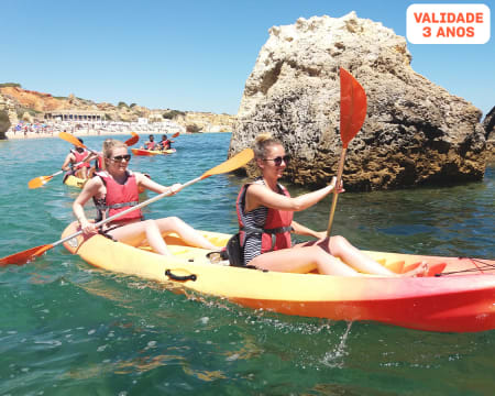 Tour de Caiaque pelas Grutas da Praia de São Rafael a Dois | 2 Horas | Albufeira Surf & SUP