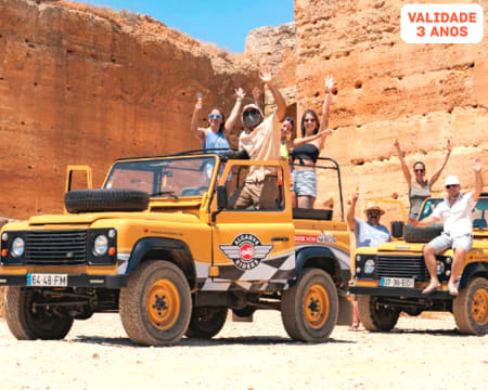 Jeep Safari Tour Privado para Até 5 Pessoas | Passeio Todo-o-Terreno em Família! Até 7h | Albufeira