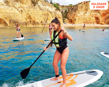 Tour de Stand Up Paddle com Guia pelas Grutas de Benagil | André Matos Boattrips - Lagos