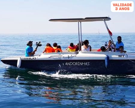 Passeio de Barco Solar em Cascais | Até 10 Pessoas | 45 Minutos | Aquastart