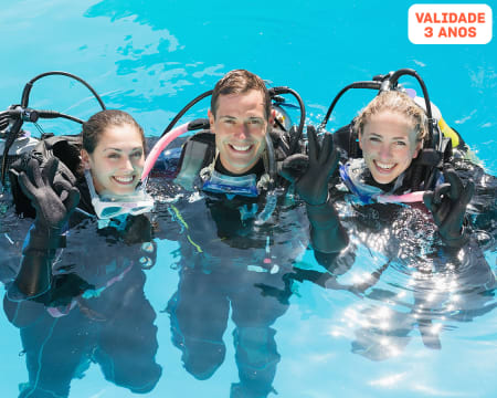 Baptismo de Mergulho em Piscina | 1 ou 2 Pessoas | JustDive - Peniche