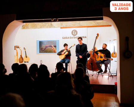 Concerto de Fado na Casa da Guitarra no Porto | Bilhete Criança, Júnior ou Adulto