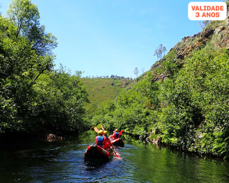 Canoagem no Rio Paiva para Dois com Foto-Reportagem | 3 Horas | Clube do Paiva - Arouca