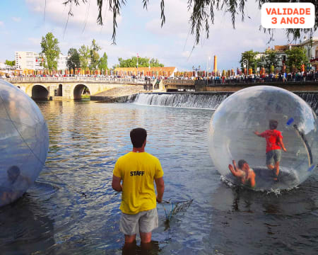 Actividade Aquática Waterball | 1 ou 2 Pessoas | Corda Bamba - Tomar