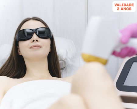 1 Sessão de Depilação a Laser Díodo 4 Ondas para Homem ou Mulher | Sementes d'Amor - Cascais
