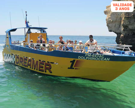 Passeio de Barco Semi-Rígido com Observação de Grutas no Algarve | Diversão em Albufeira!